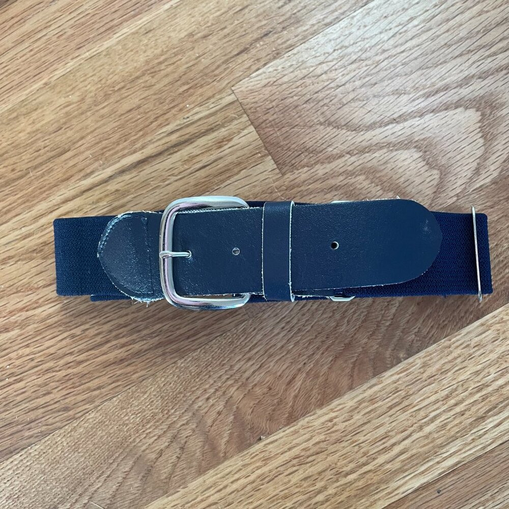 Navy Blue Adjustable Waist Baseball Belt Youth Kids